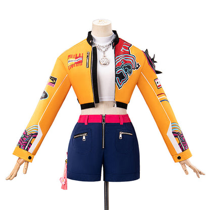 【Ready For Ship】【Size XS-3XL】【Last Batch】DokiDoki-N Movie Anime KPOP KILLER Cosplay Costume YELLOW SERIES