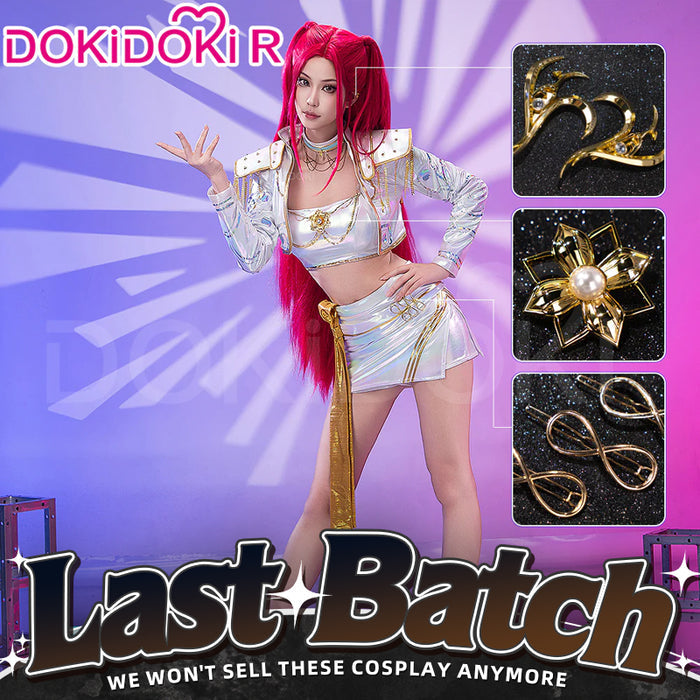 【Ready For Ship】【Size XS-3XL】【Last Batch】DokiDoki-R Movie Anime KPOP KILLER Cosplay Costume WHITE SERIES