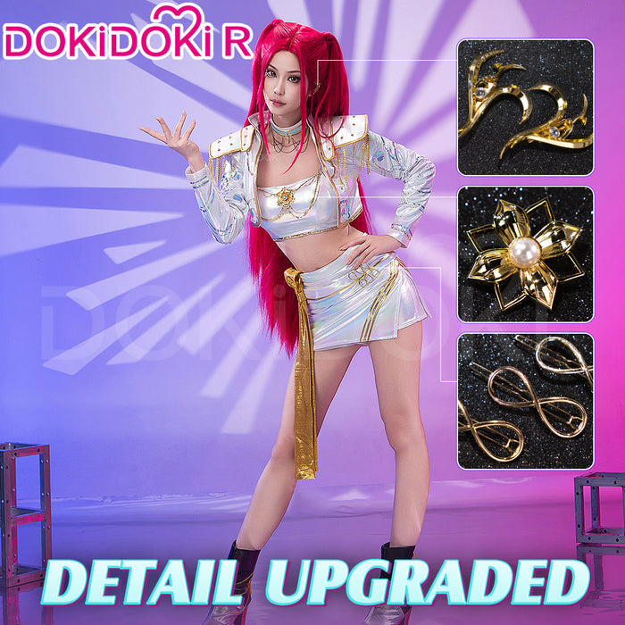 【Ready For Ship】【Size XS-3XL】【Last Batch】DokiDoki-R Movie Anime KPOP KILLER Cosplay Costume WHITE SERIES