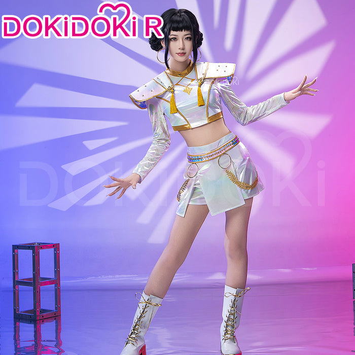 【Ready For Ship】【Size XS-3XL】【Last Batch】DokiDoki-R Movie Anime KPOP KILLER Cosplay Costume WHITE SERIES
