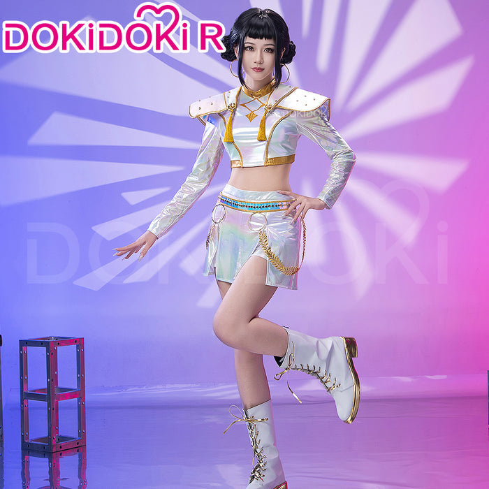 【Ready For Ship】【Size XS-3XL】【Last Batch】DokiDoki-R Movie Anime KPOP KILLER Cosplay Costume WHITE SERIES