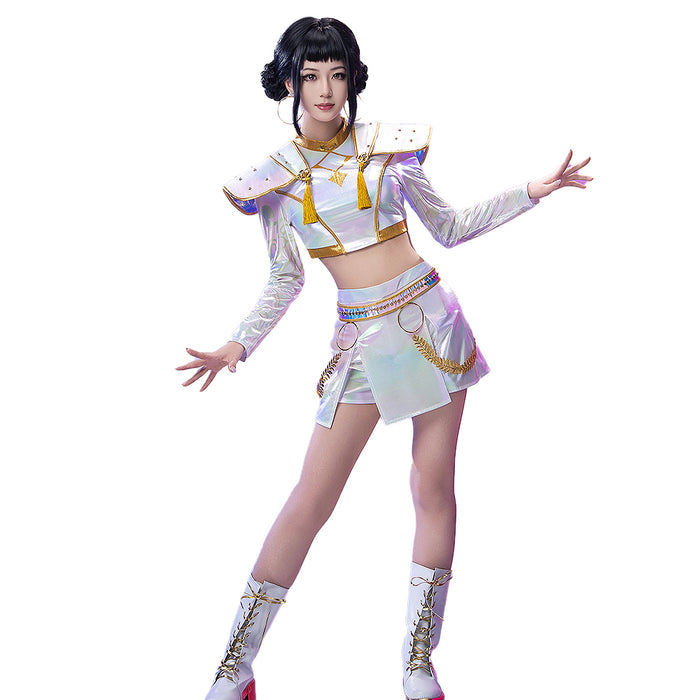 【Ready For Ship】【Size XS-3XL】【Last Batch】DokiDoki-R Movie Anime KPOP KILLER Cosplay Costume WHITE SERIES