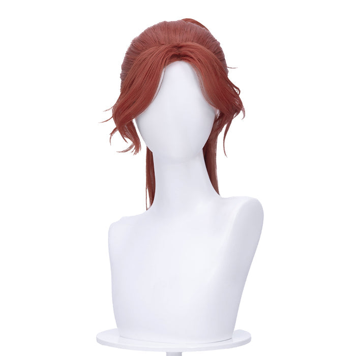 【Silver Ver Ready For Ship】DokiDoki Game Clair Obscur: Expedition 33 Copslay Maelle Wig Long Curly Red Silver Hair
