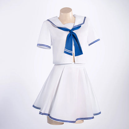 【Size S-2XL 】DokiDoki-R Anime Fate/stay night Cosplay Alter Costume Black / White Sailor Suit