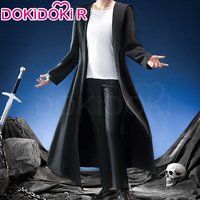 【Size S-2XL】DokiDoki-R Anime Cosplay Man Costume Black White