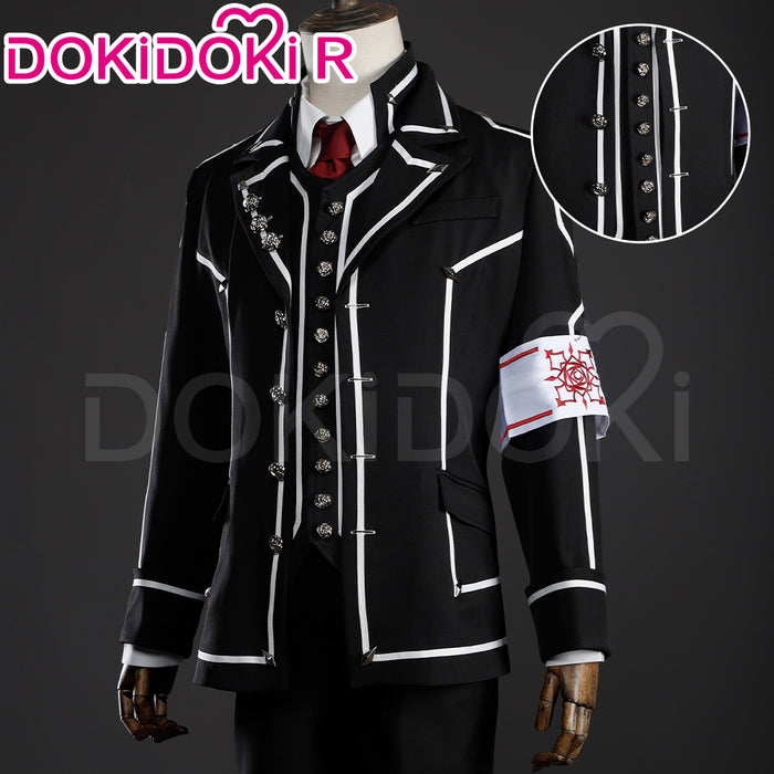 【Size S-2XL】DokiDoki-R Anime Vampire Knight Cosplay Kiryu Zero / Clan Kaname Costume Uniform