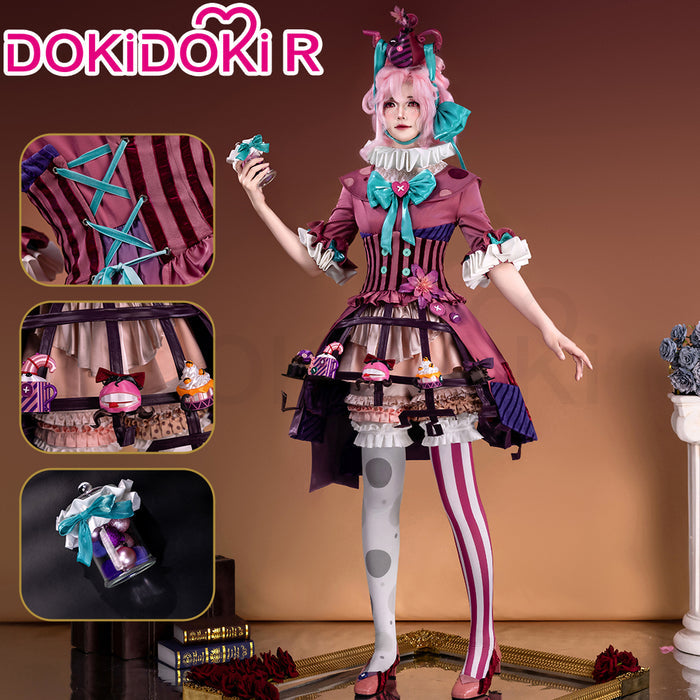 【Size S-2XL】DokiDoki-R Game Identity V  Meteorologist Tea Time Cosplay Costume Ms.Saucer