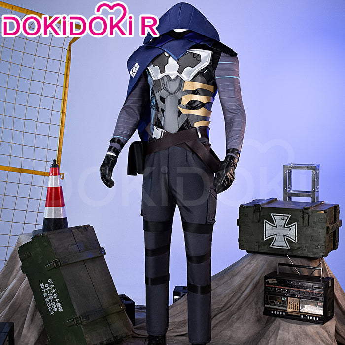 【Size S-2XL】DokiDoki-R Game Valorant Cosplay Omen Costume