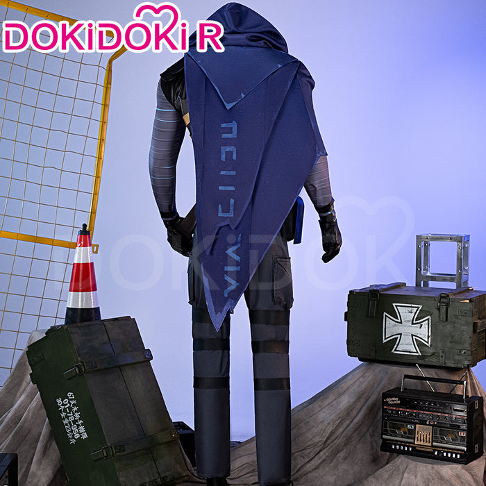 【Size S-2XL】DokiDoki-R Game Valorant Cosplay Omen Costume
