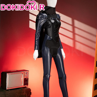 【Size S-3XL】DokiDoki-R Anime Tight Black Combat Uniform Coetume