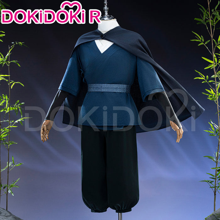 【Size S-3XL】DokiDoki-R Movie Anime Cosplay Miizuu Costume Blue Green Samurai