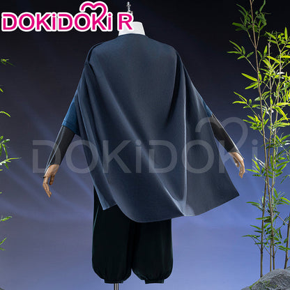 【Size S-3XL】DokiDoki-R Movie Anime Cosplay Miizuu Costume Blue Green Samurai