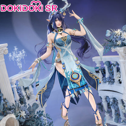 【Size S-3XL】DokiDoki-SR Game Genshin Impact Cosplay Lauma Costume Song of the Welkin Moon Nod Krai Halloween