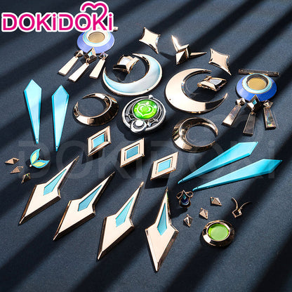 【Size S-3XL】DokiDoki-SR Game Genshin Impact Cosplay Lauma Costume Song of the Welkin Moon Nod Krai Halloween