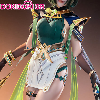 【Size S-3XL】DokiDoki-SR Game Genshin Impact Cosplay Nefer Costume Song of the Welkin Moon Nod Krai Halloween