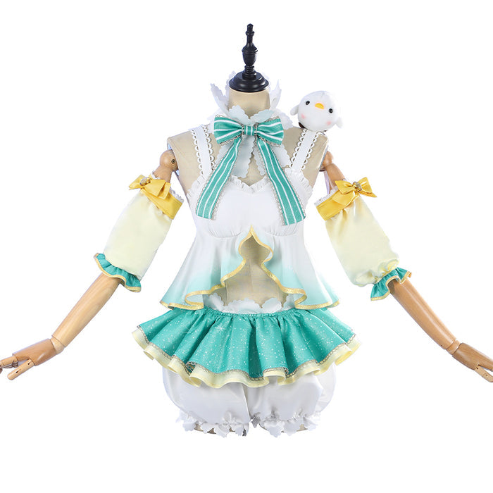 【Size XS-2XL】DokiDoki-R Anime LoveLive! School Idol Project Cosplay Kotori Minami Costume Idol Project Snow Type