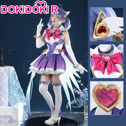 【Size XS-2XL】DokiDoki-R Game Cosplay Costume Magical Girl Fight Suit