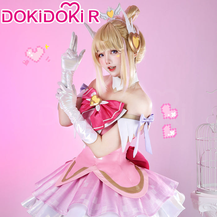 【Size XS-2XL】DokiDoki-R Game Cosplay Costume Magical Girl Fight Suit