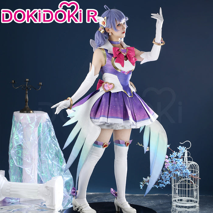 【Size XS-2XL】DokiDoki-R Game Cosplay Costume Magical Girl Fight Suit