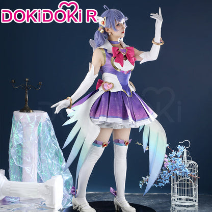 【Size XS-2XL】DokiDoki-R Game Cosplay Costume Magical Girl Fight Suit