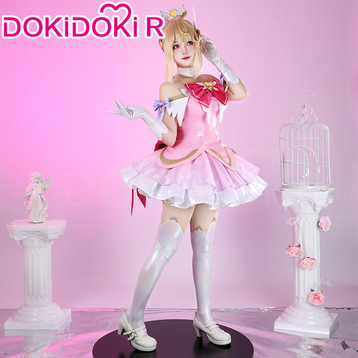 【Size XS-2XL】DokiDoki-R Game Cosplay Costume Magical Girl Fight Suit