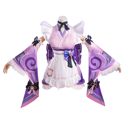 【Size XS-2XL】DokiDoki-R Game Genshin Impact Cosplay Yumemizuki Mizuki Costume Inazuma