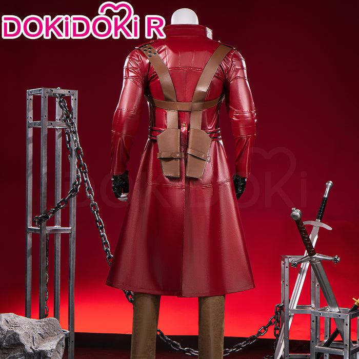 【Size XS-3XL】DokiDoki-R Game Anime Cosplay Costume Red