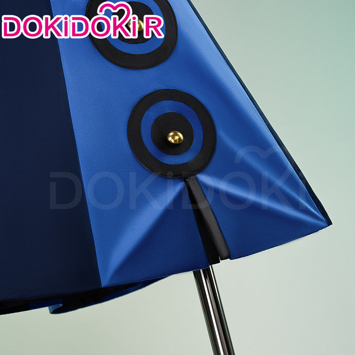 【Size XS-3XL】DokiDoki-R Game Cosplay Blue Dress Costume