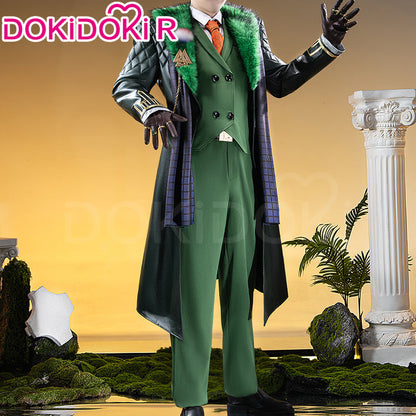 【Size XS-3XL】Dokidoki-R Game Cosplay Costume Green Suit Costume Presidential Attire
