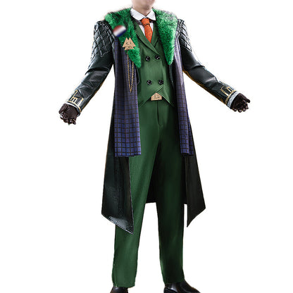 【Size XS-3XL】Dokidoki-R Game Cosplay Costume Green Suit Costume Presidential Attire