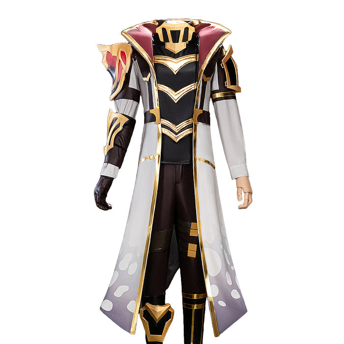【Size XS-3XL】DokiDoki-R Game Cosplay Male Survivor Costume White Black Suit