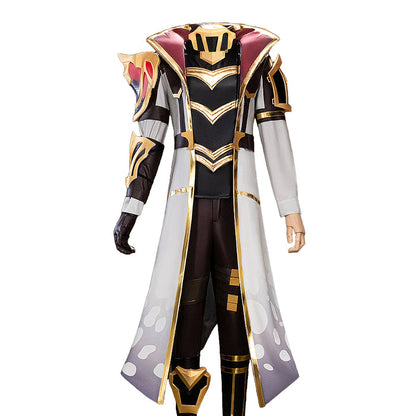 【Size XS-3XL】DokiDoki-R Game Cosplay Male Survivor Costume White Black Suit