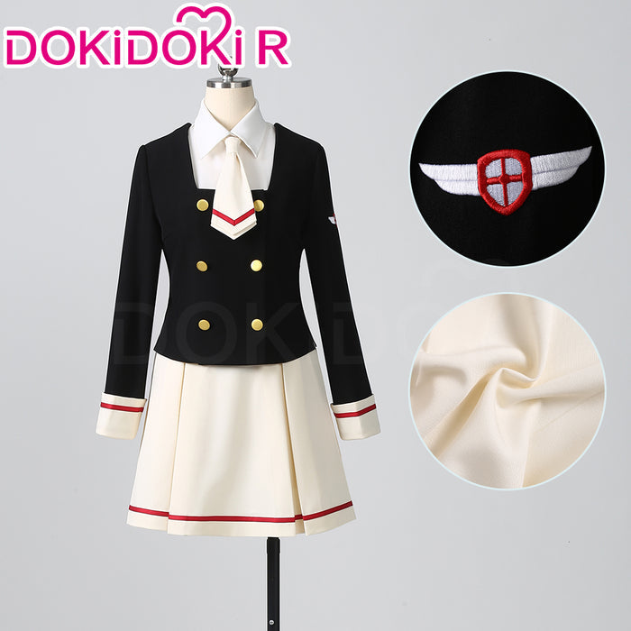 【Size XS-XL】DokiDoki-R Anime Card Captor Sakura Cosplay Middle School Uniform