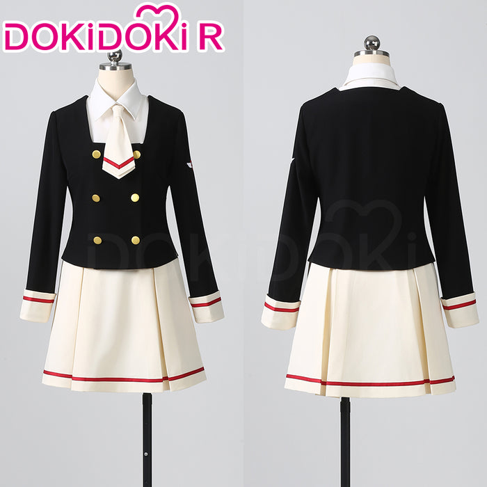 【Size XS-XL】DokiDoki-R Anime Card Captor Sakura Cosplay Middle School Uniform