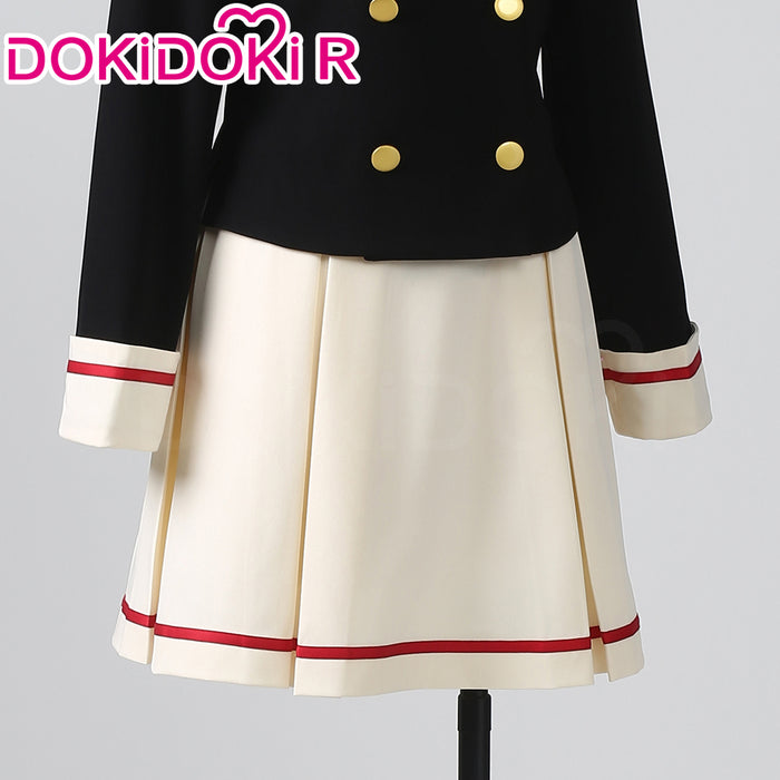 【Size XS-XL】DokiDoki-R Anime Card Captor Sakura Cosplay Middle School Uniform