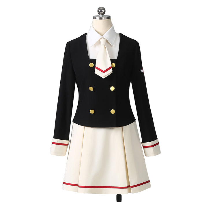 【Size XS-XL】DokiDoki-R Anime Card Captor Sakura Cosplay Middle School Uniform