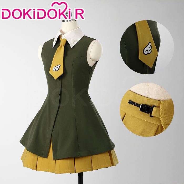 【Size XS-XL】DokiDoki-R Anime Cardcaptor Sakura A Travel To Hong Kong Cosplay Sakura Kinomoto Costume Casual Wear