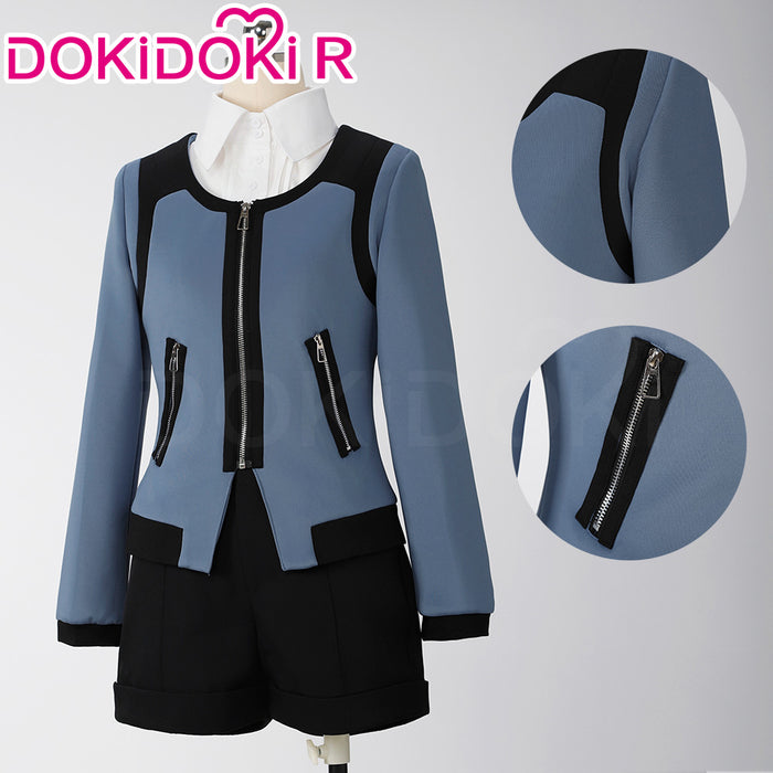 【Size XS-XL】DokiDoki-R Anime Cosplay Blue Costume Halloween