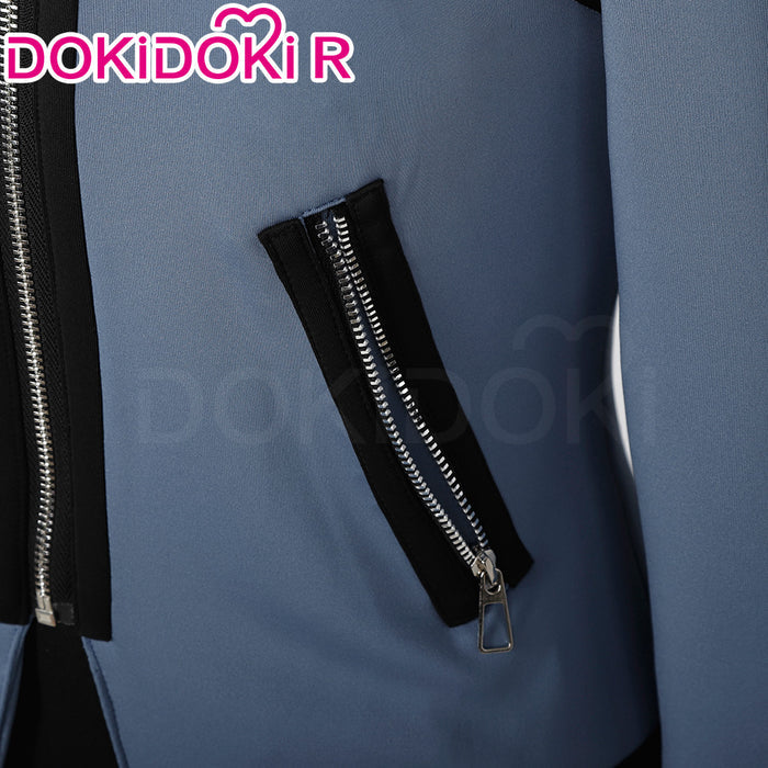 【Size XS-XL】DokiDoki-R Anime Cosplay Blue Costume Halloween