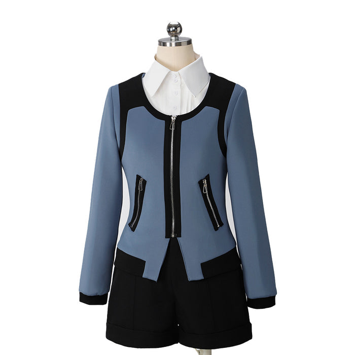 【Size XS-XL】DokiDoki-R Anime Cosplay Blue Costume Halloween