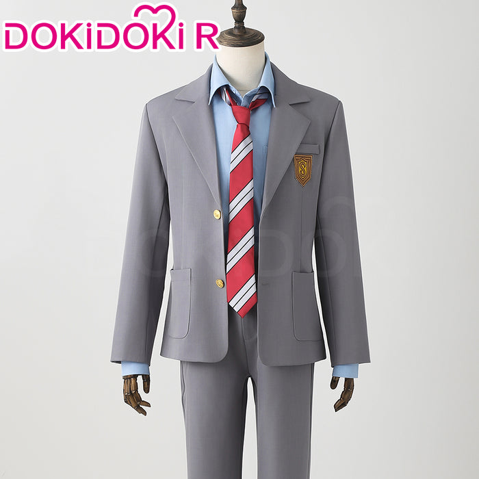【Size XS-XL】DokiDoki-R Anime Your Lie in April Cosplay Kousei Arima Costume Uniform