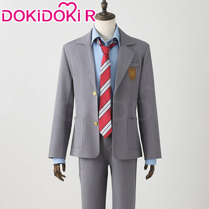 【Size XS-XL】DokiDoki-R Anime Your Lie in April Cosplay Kousei Arima Costume Uniform