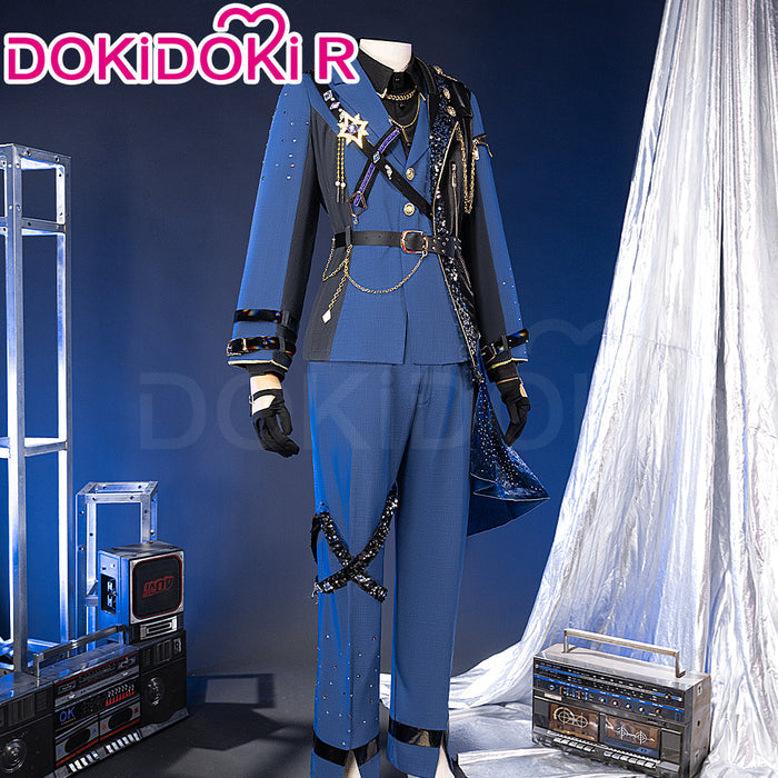【Size XS-XL】DokiDoki-R Game Cosplay Ensemble Stars Blue Suit ES