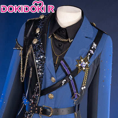 【Size XS-XL】DokiDoki-R Game Cosplay Ensemble Stars Blue Suit ES