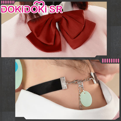 【US/EU LOCAL SHIPPING】Dokidoki-SR Anime DDD Cosplay Pink Uniform Costume / Wig Female