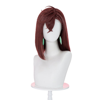 【US/EU LOCAL SHIPPING】Dokidoki-SR Anime DDD Cosplay Pink Uniform Costume / Wig Female