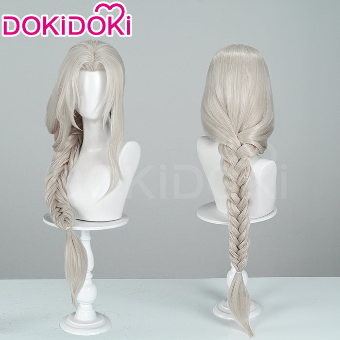 【Wig Ready For Ship】DokiDoki Game Dark Souls III Cosplay Firekeeper Wig / Eye Mask