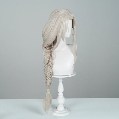 【Wig Ready For Ship】DokiDoki Game Dark Souls III Cosplay Firekeeper Wig / Eye Mask
