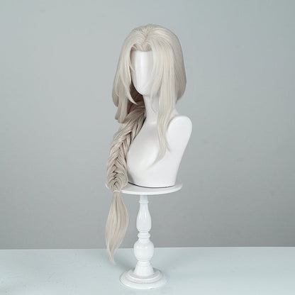 【Wig Ready For Ship】DokiDoki Game Dark Souls III Cosplay Firekeeper Wig / Eye Mask
