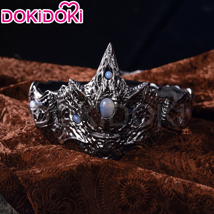 【Wig Ready For Ship】DokiDoki Game Dark Souls III Cosplay Firekeeper Wig / Eye Mask
